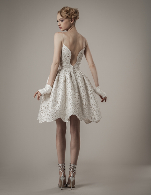 Elizabeth Fillmore - Spring 2014 Bridal Collection - Ingrid Wedding Dress
